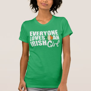 Camiseta Todos ama uma menina irlandesa
