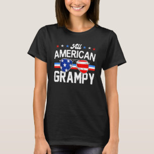Camiseta Todos Avô Americano 4 de Julho Família Conjuntos S