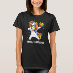 Camiseta Todos Consciencialização do Autismo Abrace Diferen
