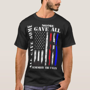 Camiseta Todos Deram Alguns Para Todos O Memorial Veterano.