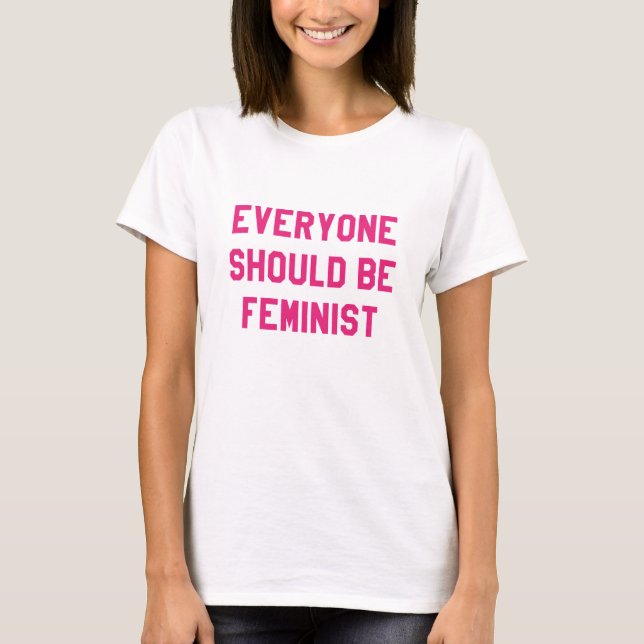 Camiseta Todos Deveriam Ser Feministas (Frente)