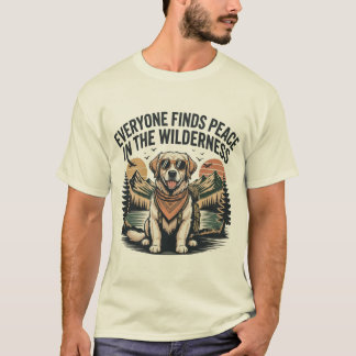 Camiseta Todos Encontram Paz na Aventura na Natureza