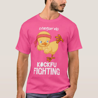 Camiseta Todos Eram Kockfu Lutando Engraçados Caratê
