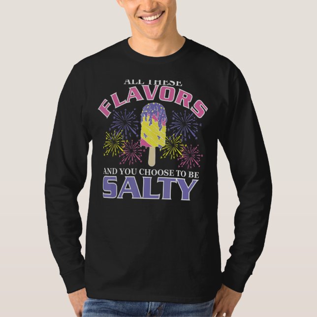 Camiseta Todos Esses Aromas E Você Optou Por Ser Salgado. (Frente)