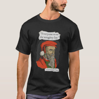 Camiseta Todos Estão Na Lista Maldita De Papais noeis Calvi