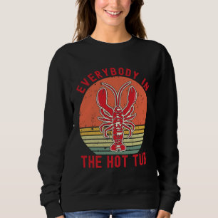 Camiseta Todos No Banho Quente Comendo Lagostim Camarão de