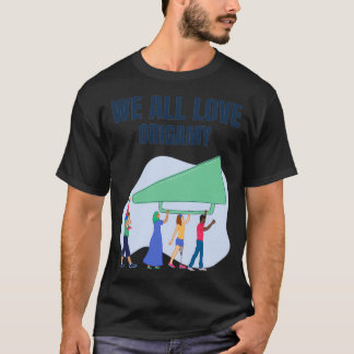 Camiseta Todos Nós Amamos Origami