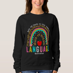 Camiseta Todos nós rimos na mesma língua que o leopardo arc