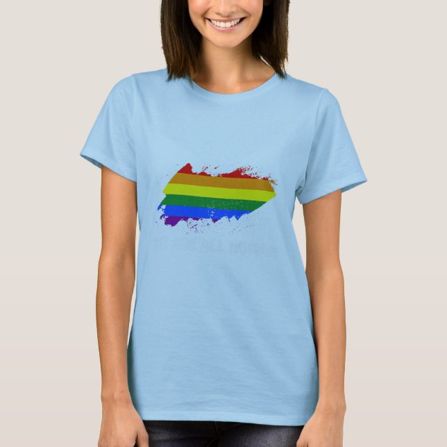 Camiseta Todos nós somos Gay de Consciência da Igualdade LG (Frente)