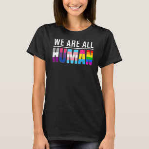 Camiseta Todos Nós Somos Humanos Transgênero Queer Lgbtq+ L