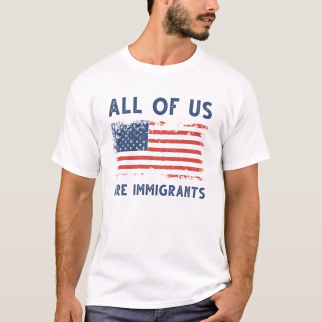 Camiseta Todos Nós Somos Imigrantes (Frente)