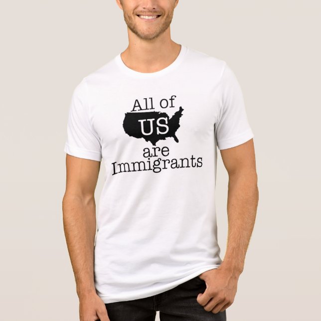 Camiseta Todos nós somos imigrantes (Frente)