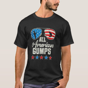Camiseta Todos Óculos de Pescaria Americanos 4 de Julho Ban