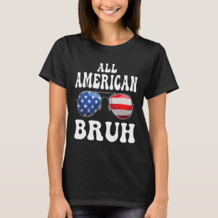 Camiseta Todos Os Adolescentes Americanos Bruh 4 De Julho M