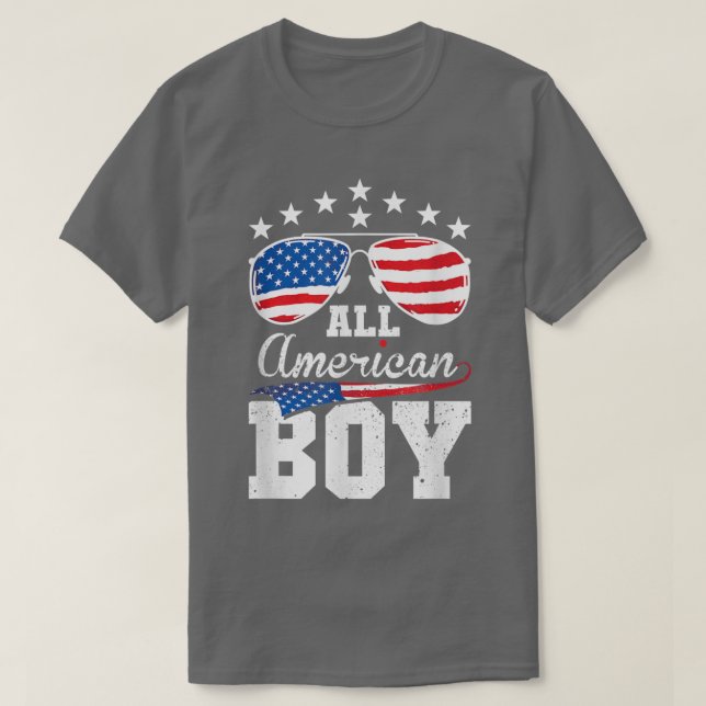 Camiseta Todos os Americanos 4 de julho Matando a Família (Frente do Design)