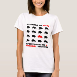 Camiseta Todos os animais são iguais a 2