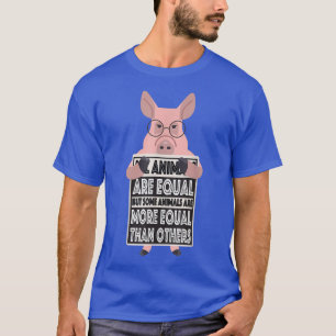 Camiseta Todos os animais são iguais. Alguns animais são ma
