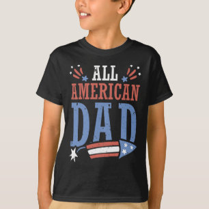 Camiseta Todos Os Bombeiros Americanos Do Pai 4 De Julho In