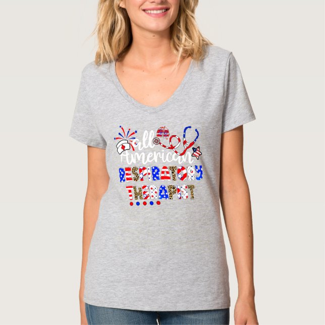 Camiseta Todos os Bombeiros Respiratórios Americanos 4º (Frente)