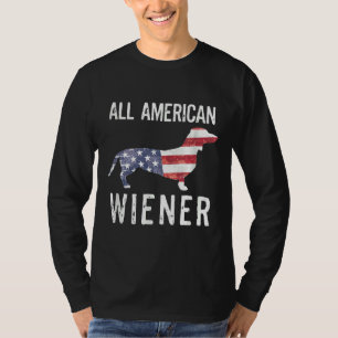 Camiseta Todos Os Cachorros Americanos Engraçados Julho