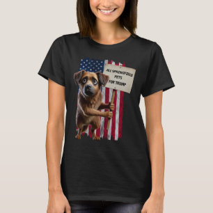 Camiseta Todos Os Cachorros De Springfield Para Trump Eles