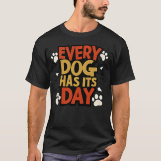 Camiseta Todos Os Cachorros Têm Seu Presente De Celebração 