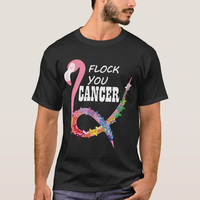 Camiseta Todos os Canceres importam a consciência Em todas  (Frente)