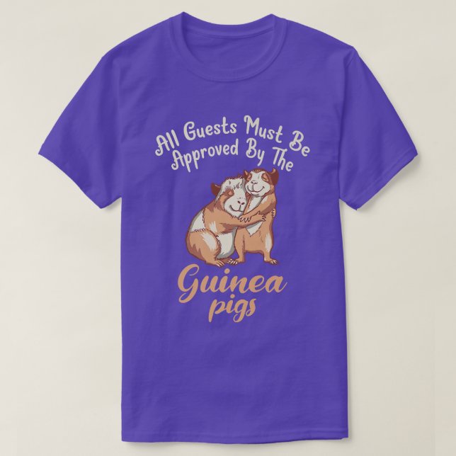 Camiseta Todos Os Convidados Devem Ser Aprovados Pelo Porco (Frente do Design)