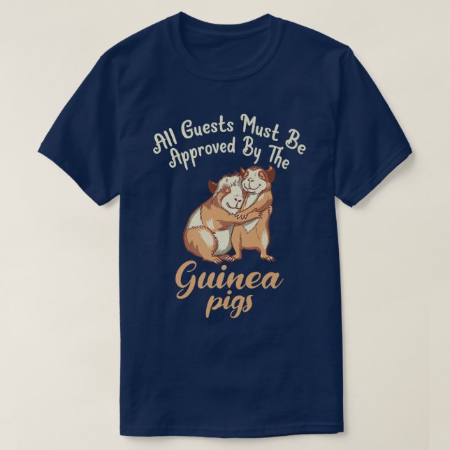 Camiseta Todos os convidados devem ser aprovados pelo Porco (Frente do Design)