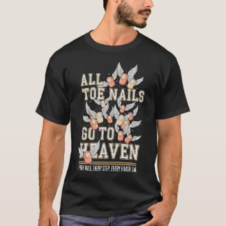 Camiseta Todos os Dedos dos Pés Vão para o Céu 5K 10K Marat
