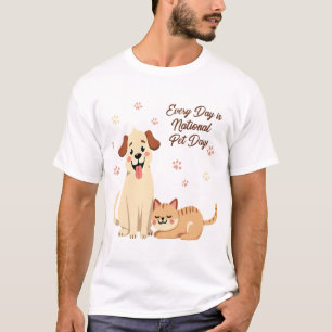 Camiseta Todos os dias, Dia Nacional dos Animais de Companh
