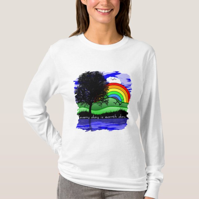 Camiseta Todos os dias é Dia da Terra (Frente)