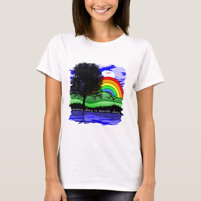 Camiseta Todos os dias é Dia da Terra (Frente)