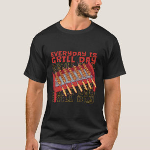 Camiseta Todos Os Dias É O Dia Do Grill A Paixão Do Griling
