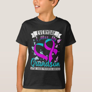 Camiseta Todos Os Dias Sinto Falta Do Meu Filho Suporta A P