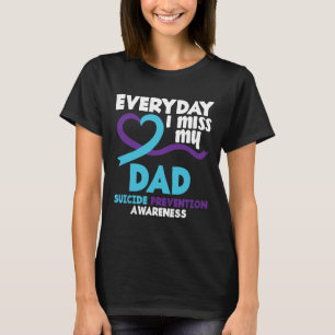 Camiseta Todos os dias sinto falta dos meus Pais de prevenç