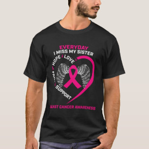Camiseta Todos os dias sinto saudades do Cancer de mama ros