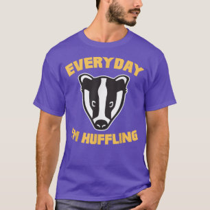 Camiseta Todos os dias sou Huffling Huffle Badger Cute Engr