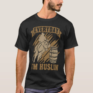 Camiseta Todos os dias sou o Bar de Cavalo Amante Barrel Ro