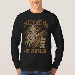 Camiseta Todos os dias sou o Bar de Cavalo Amante Barrel Ro