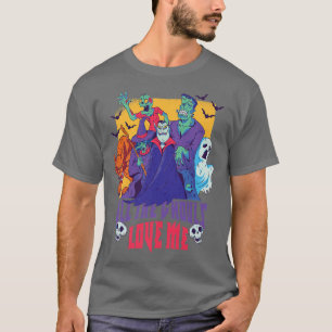 Camiseta Todos os fantasmas me amam zumbi da bruxa fantasma