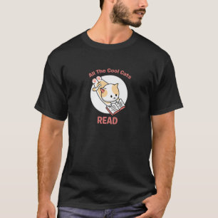 Camiseta Todos Os Gatos Legal Lidos - Livro