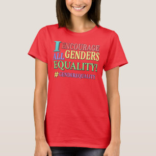 Camiseta "TODOS OS GÊNEROS IGUALDADE" Design. Comprar Agora