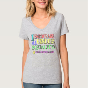 Camiseta "TODOS OS GÊNEROS IGUALDADE" Design. Comprar Agora