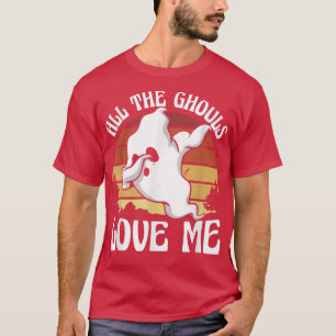 Camiseta Todos Os Ghouls Me Adoram Engraçados Dabbing Ghost