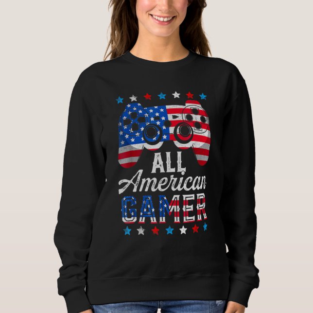 Camiseta Todos Os Jogo De Jogador Americano Bandeiras Ameri (Frente)