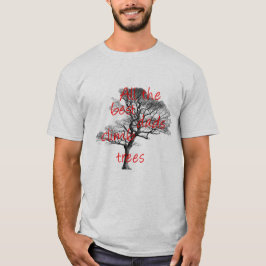 Camiseta Todos os melhores pais escalam árvores, arborista