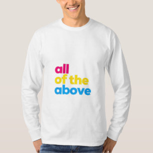 Camiseta Todos os meses do Orgulho LGBT Pansexual acima