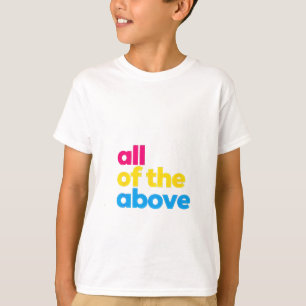 Camiseta Todos os meses do Orgulho LGBT Pansexual acima