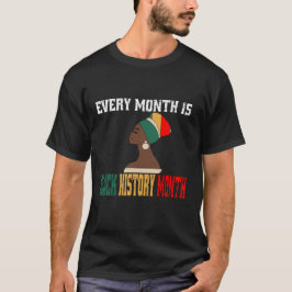 Camiseta Todos os meses é Mês da História Negra